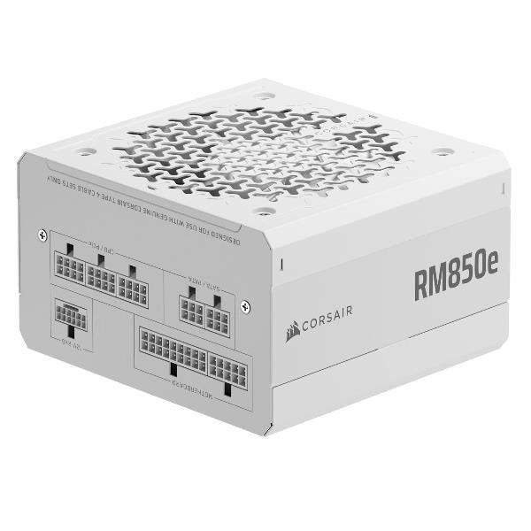 CORSAIR ALIMENTATORE, RM850E WHITE, 850 WATT, CYBENETICS GOLD CERTIFIED, FULLY MODULAR POWER SUPPLY