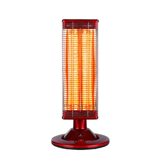 Electroline CHE125RO5 Stufa radiante con elementi in fibra di carbonio Rossa 1200W oscillazione motorizzata