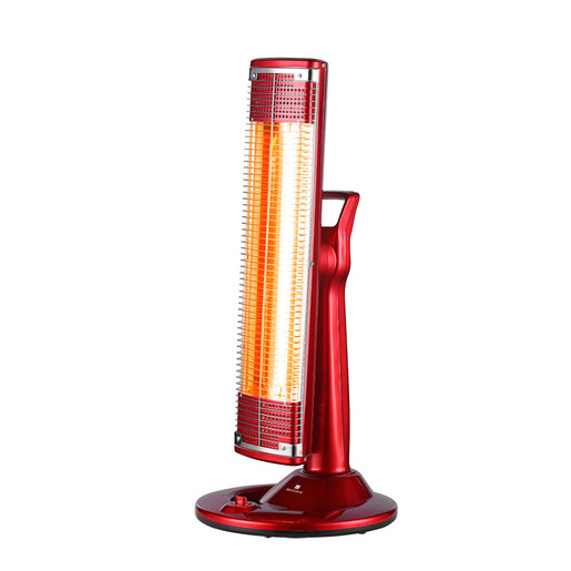 Electroline CHE95RO5 Stufa radiante con elementi in fibra di carbonio Rossa 900W oscillazione motorizzata