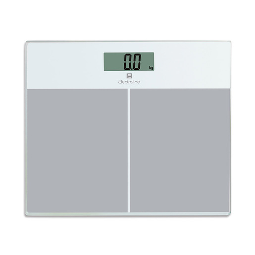 Electroline ELNFDAGS6BODY bilance pesapersone Quadrato Bianco Bilancia pesapersone elettronica