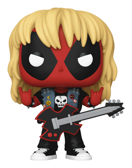 Figurina Funko Pop Marvel Deadpool Metal Band - Nuevo
