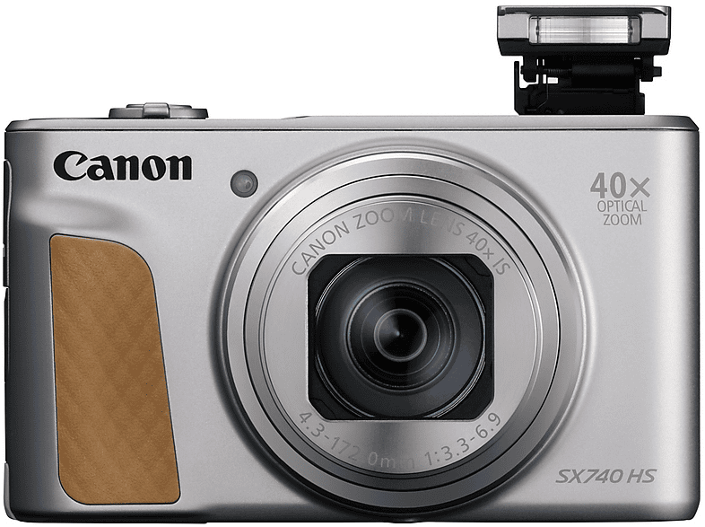 FOTOCAMERA DIGITALE CANON PowerShot SX740 HS Zoom ottico 40x, 20,3 megapixel, SILVER