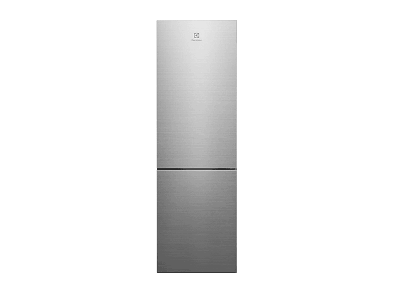 FRIGORIFERO COMBINATO ELECTROLUX LNT7MC32X, Capacità netta totale 328 l, Rumorosità: 34 dB(A), 3 ripiani, Dimensioni: L 59,5 cm A 187 P 66,4 cm, Inox, Classe C