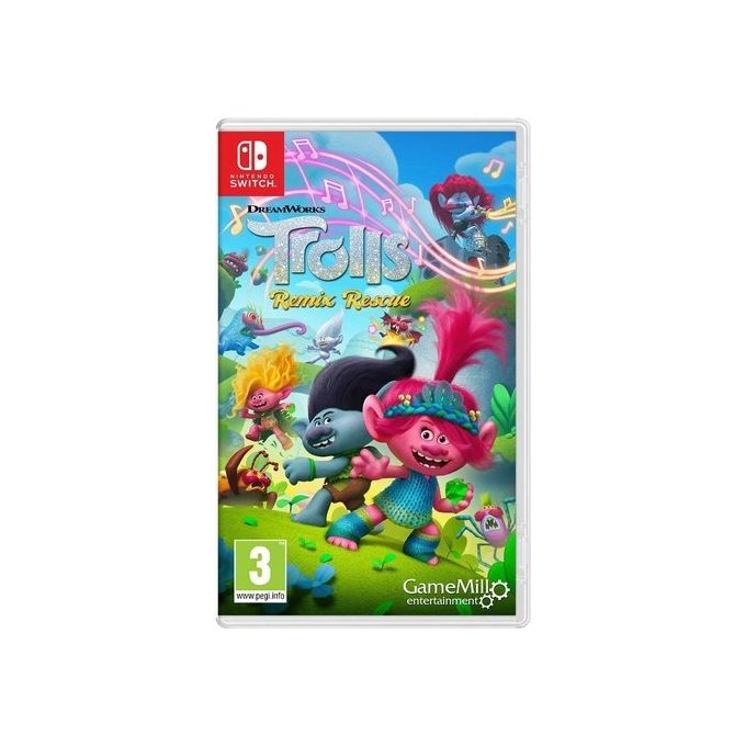 GameMill Trolls Remix Rescue Gioco Nintendo Switch Azione Avventura Multigiocatore Locale PEGI 3