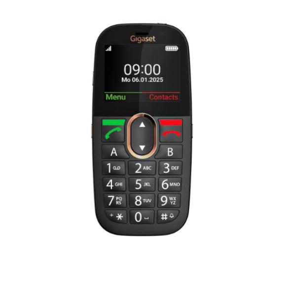 GIGASET GL795 BLACK EASY PHONE 4G CLAMSHELL 2.8