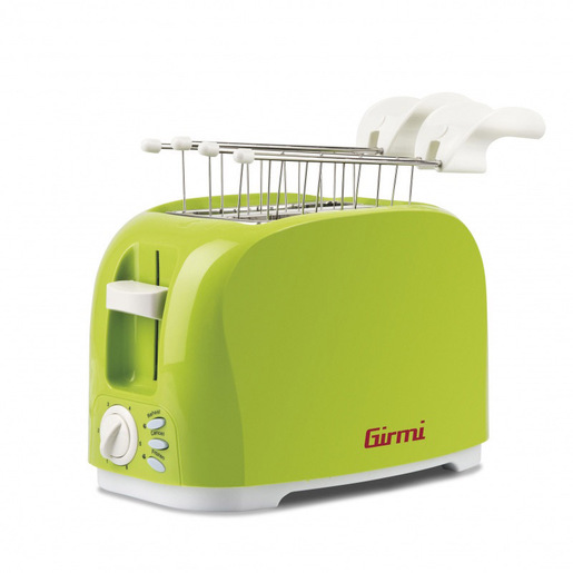 Girmi TP1103 tostapane 2 fetta/e 800 W Verde, Bianco