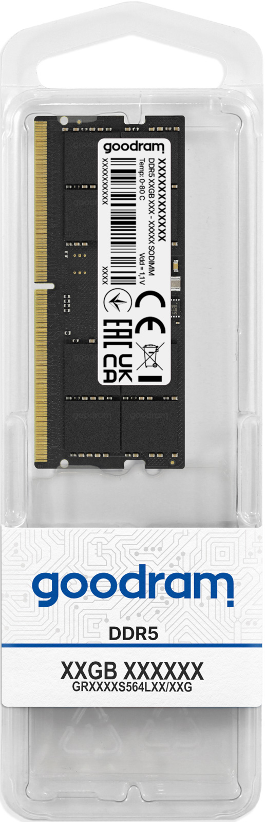 Goodram GR5600D564L46S/16G memoria 16 GB 1 x 16 GB DDR5 288-pin DIMM
