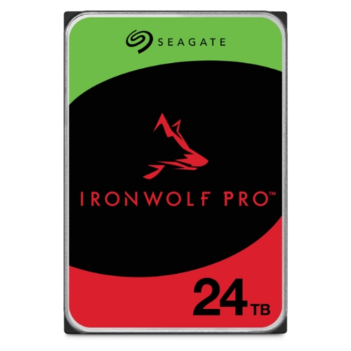 HD SEAGATE IRONWOLF PRO SATA3 24TB 3.5 7200 RPM 512mb cache 24x7 - NAS HDD - ST24000NT002 - Gar. 5 anni