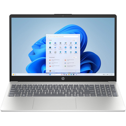 HP 15-fc1010nlx AMD Ryzen™ 5 7520U Computer portatile 39,6 cm (15.6'') Full HD 8 GB LPDDR5-SDRAM 512 GB SSD Wi-Fi 6 (802.11ax) Windows 11 Home Argento