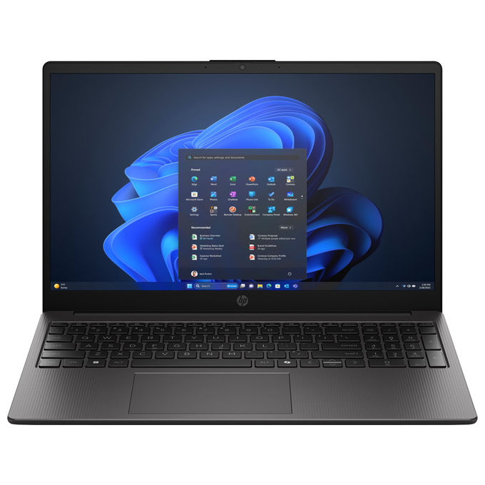 HP 250R G10 Computer portatile Intel Core 7 150U 15.6'' Full HD 8GB DDR5 512GB SSD Windows 11 Pro Nero