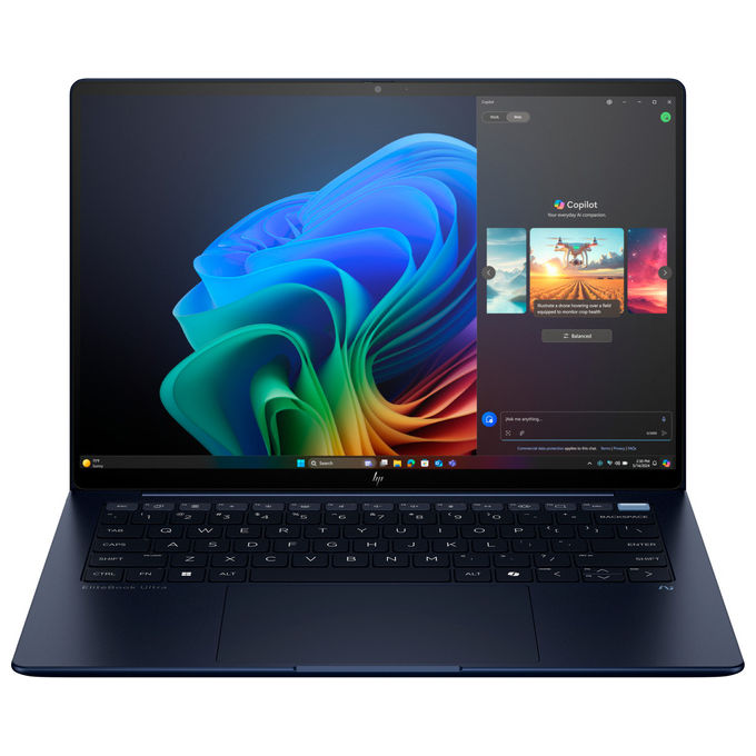 HP D6YT3ET EliteBook Ultra G1i Notebook 14 pollici 2.8K Touch Intel Core Ultra 5 226V 16GB RAM 1TB SSD Windows 11 Pro Copilot+ Wi-Fi 7 colore Blu LG