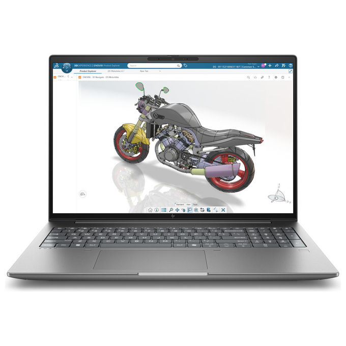 HP DK1U4ET ZBook X Workstation Portatile Intel Core Ultra 7 356H 16 pollici 32GB RAM 1TB SSD NVIDIA RTX PRO Windows 11 Pro colore Argento