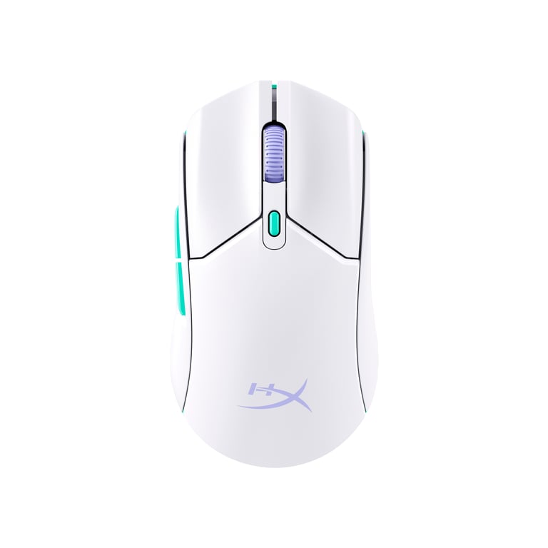 HP HyperX Pulsefire Haste 2 Core sf - Mouse per videogiocatori (bianco/verde/viola) - Nuevo
