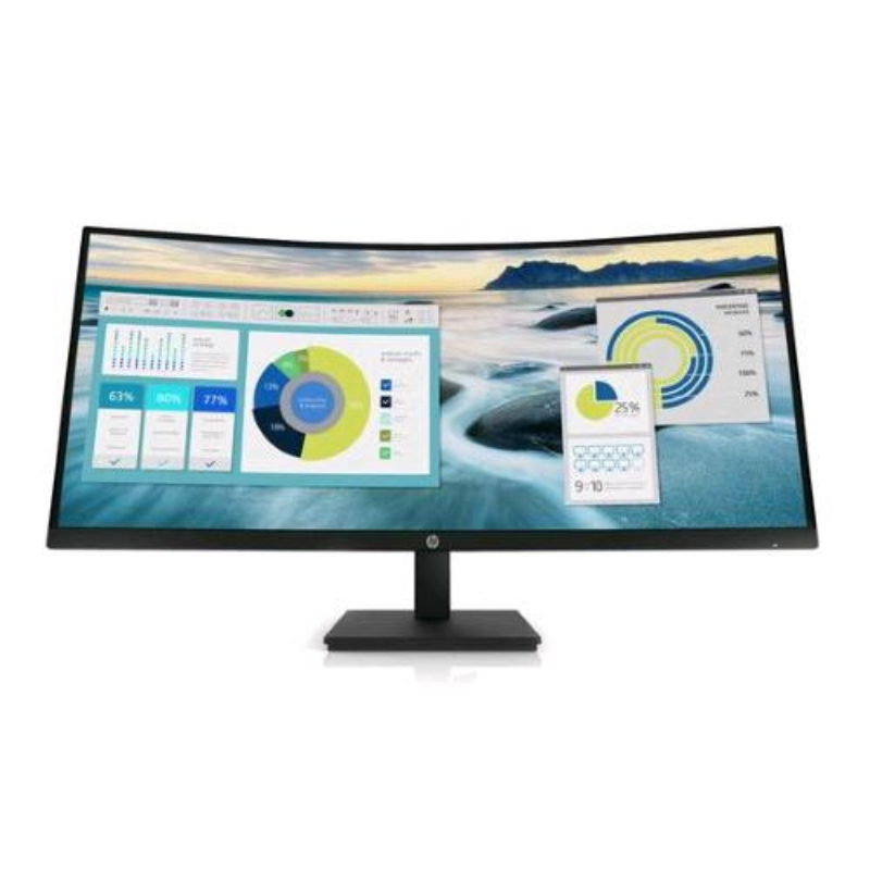 Hp p34hc g4 34 curvo led va formato 21:9 contrasto 3.500:1 1xhdmi 1xdisplay port 6xusb colore nero garanzia italia