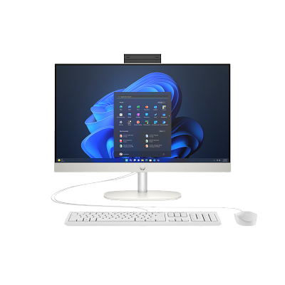 HP ProOne 240 G10 Desktop PC Intel® Core™ i5 i5-1334U 60,5 cm (23.8") 1920 x 1080 Pixel PC All-in-one 16 GB DDR4-SDRAM 512 GB SSD Windows 11 Pro Wi-Fi 6 (802.11ax) Bianco