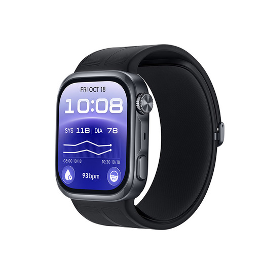 Huawei WATCH D3, Smartwatch con monitoraggio della pressione arteriosa, sottile 11,3 mm. Cinturino nero