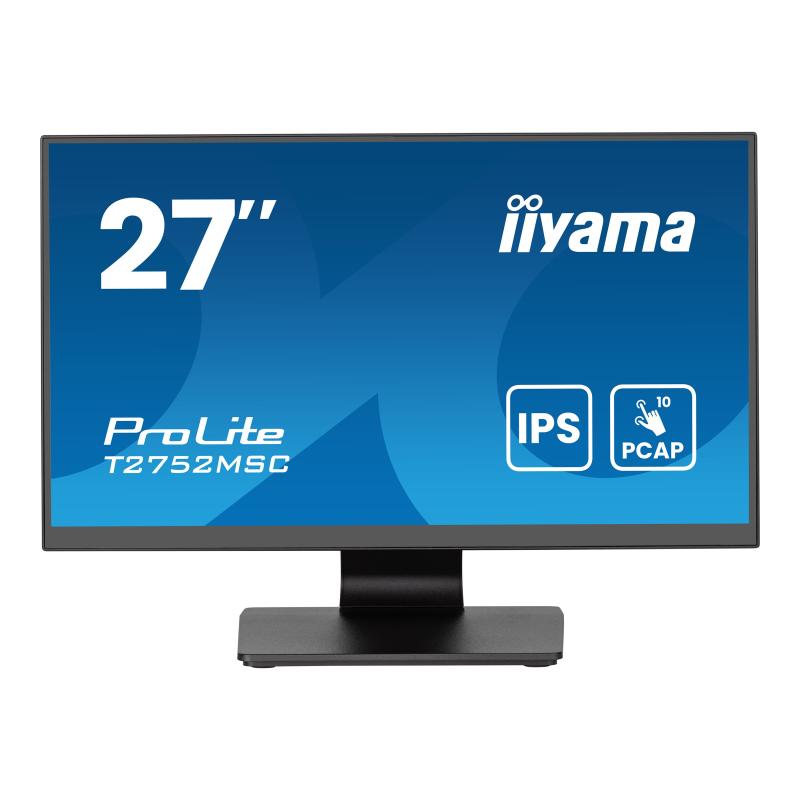 iiyama ProLite T2752MSC-B1AG Monitor PC 68,6 cm (27") 1920 x 1080 Pixel Full HD LED Touch screen Nero