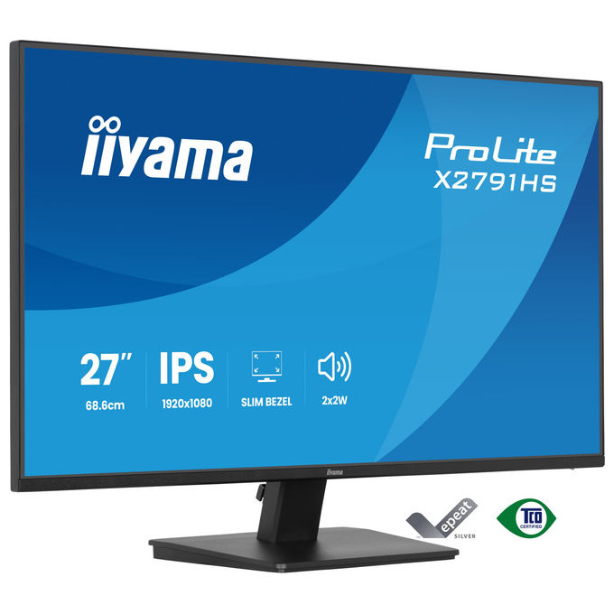 Iiyama ProLite X2791HS-B1 monitor 27 pollici Full HD IPS 120 Hz 1 ms AMD FreeSync altoparlanti integrati nero