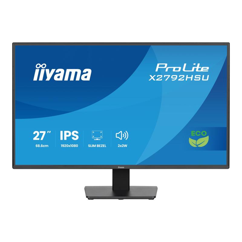 iiyama ProLite X2792HSU-B1 Monitor PC 68,6 cm (27") 1920 x 1080 Pixel Full HD LED Nero