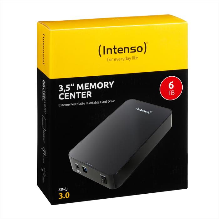 Intenso - 3,5“ Memory Center 6 Gb-nero