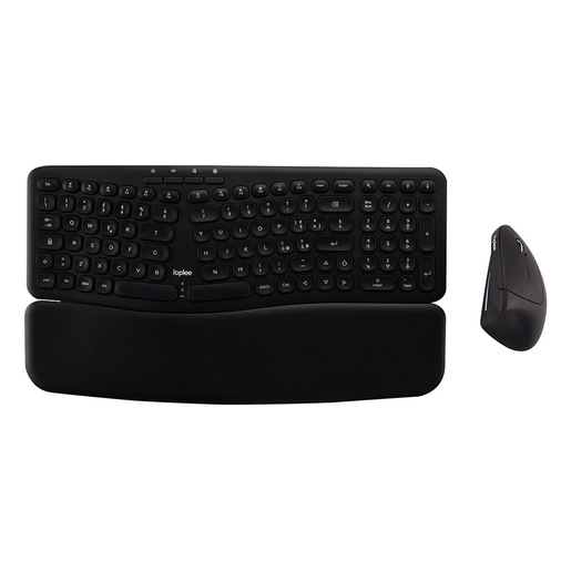 IOPLEE 315BTR tastiera Mouse incluso Universale RF Wireless QWERTY Italiano Nero