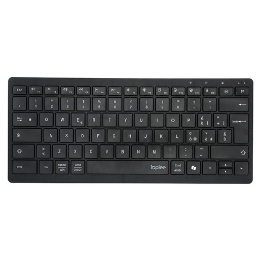 IOPLEE IOPEXTRCKBB582 tastiera Universale RF senza fili + Bluetooth QWERTY Italiano Nero