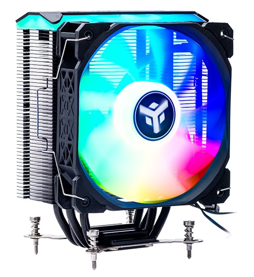 Itek Dissipatore Ad Aria Icy-4Hla - Skt Universale 180W Tdp 4 Hp Ventola 12Cm Full Black Argb