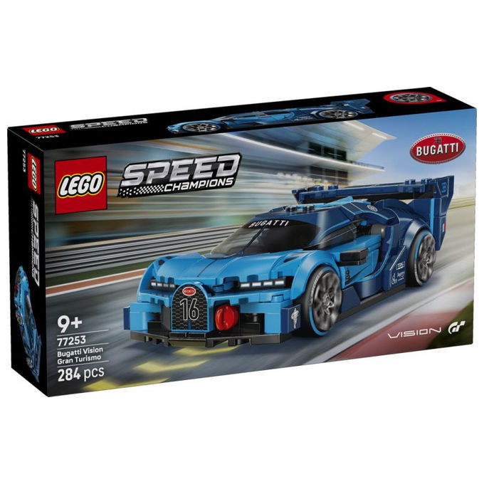 Lego 77253 Bugatti Vision Gran Turismo Auto Sportiva Speed Champions 284 Pezzi