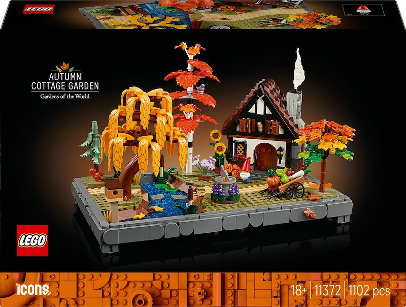 Lego GIARDINO AUTUNNALE DEL COTTAGE LEGO ICONS 11372