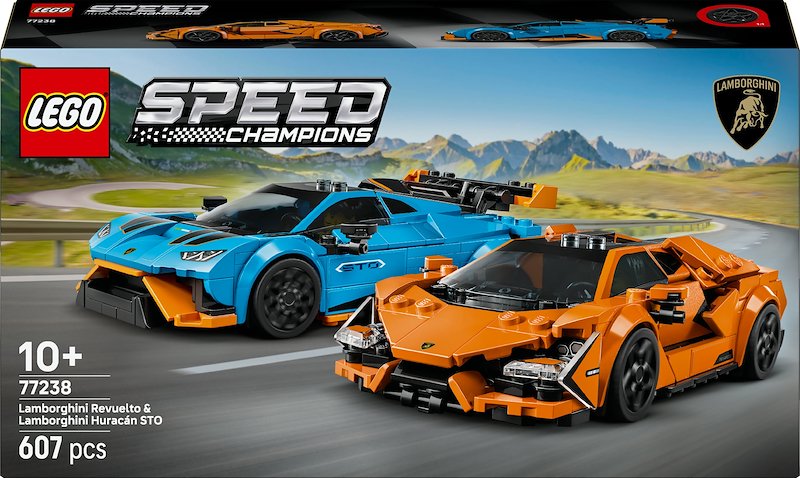 Lego Lamborghini Revuelto e Huracán STO 77238