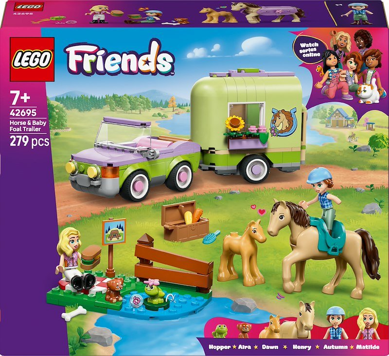 Lego® Rimorchio per cavallo e puledro 42695