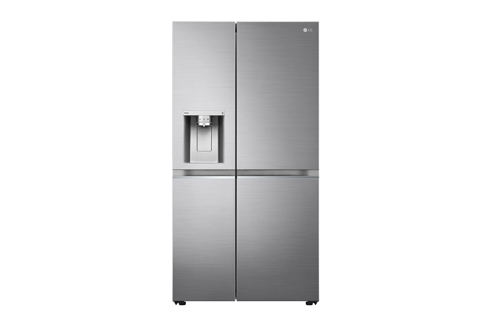 LG GSLV90PZAD Frigorifero Side-by-Side, Classe D, 635L, Wi-Fi, Con allaccio, UVnano,Grigio