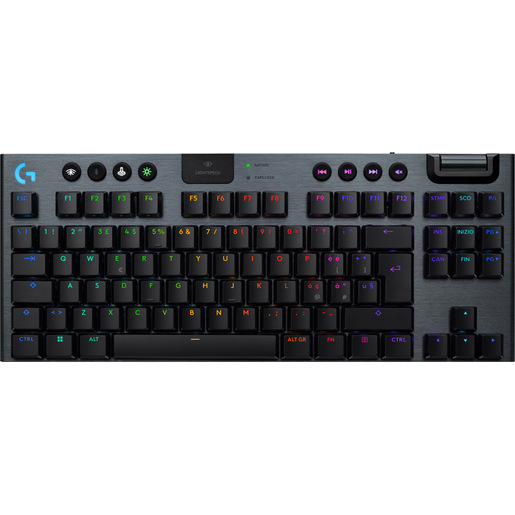 Logitech G G915 X LIGHTSPEED tastiera Gaming USB + RF Wireless + Bluetooth QWERTY Italiano Nero
