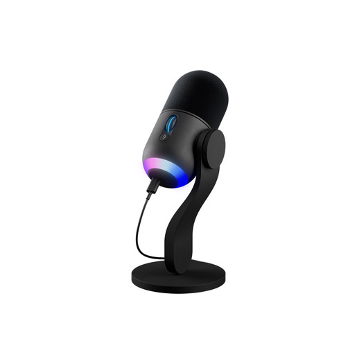 Logitech G Yeti GX Dynamic Microfono a condensatore RGB per gaming con LIGHTSYNC, microfono USB per streaming, supercardioide, Plug and Play USB per PC/M