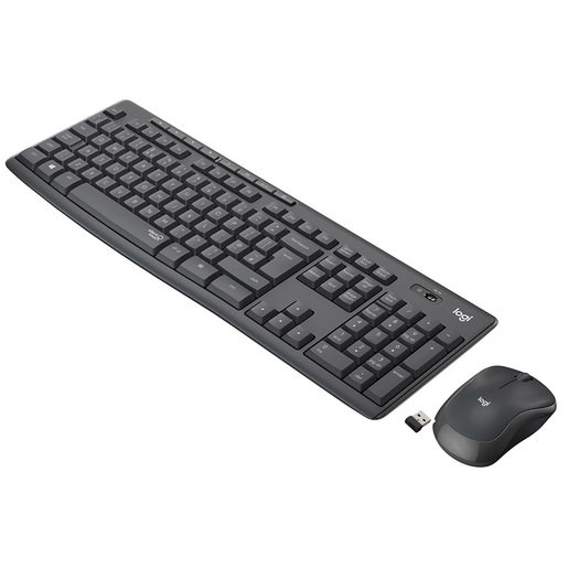 Logitech MK295 Kit Mouse e Tastiera Wireless Silent
