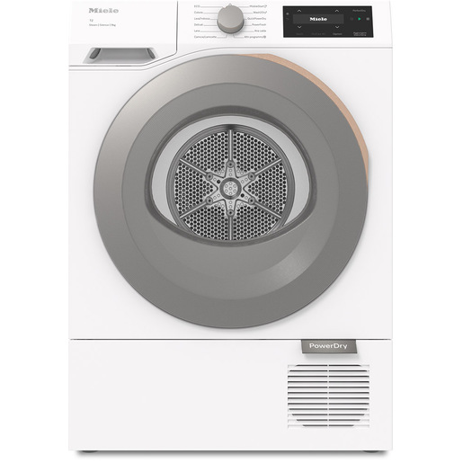 Miele TK717I WP asciugatrice Libera installazione Caricamento frontale 9 kg Platino, Bianco