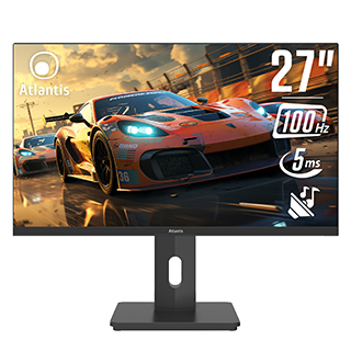 MONITOR ATLANTIS LED 27 Wide A05-HX27IFD-HCM IPS 1920x1080 100HZ 5ms 270cd/m² 1.000:1 2x2W MM Reg.H PIVOT HDMI DP USB-C Docking