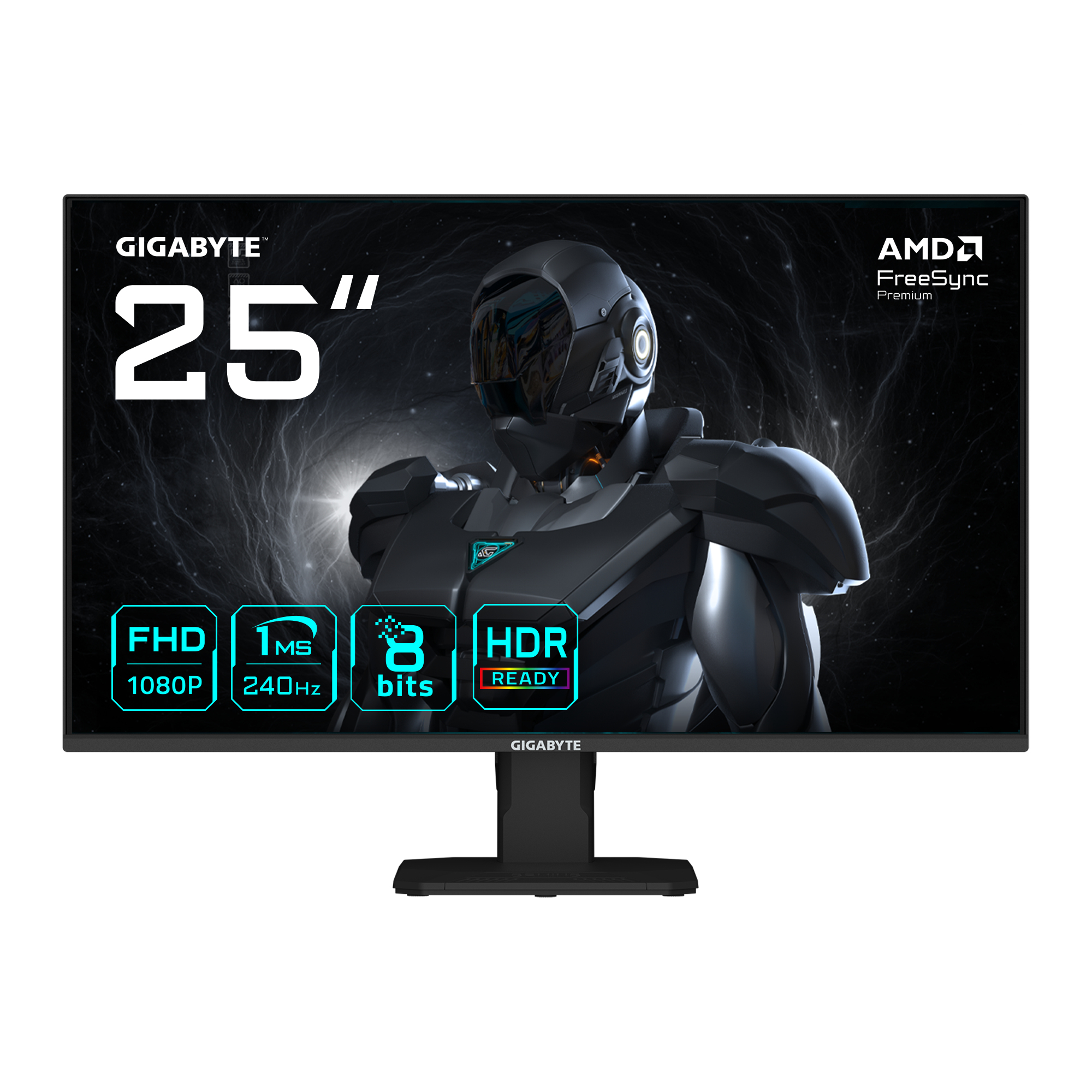 MONITOR GIGABYTE GAMING GS25F2A LCD IPS LED 24,5 240Hz 1ms MM FHD 1920x1080 1000:1 NERO 2xHDMI 1xDP VESA 20VM0-GS25F2ABM-1EKS