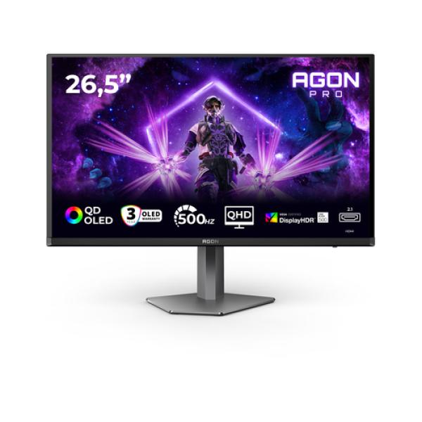 Monitor PC AOC 27 AG276QKD2 QD-OLED QHD 500 Hz HDR500 TrueBlack - Nuevo