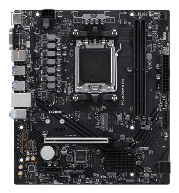 MSI PRO A620AM-B EVO scheda madre AMD A620A Socket AM5 micro ATX