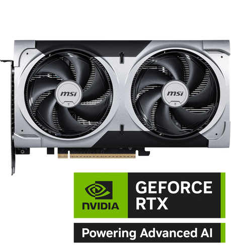Msi Vga Geforce Rtx 5060 Ti, 5060 Ti 16G Ventus 2X Oc Plus, 16gb Gddr7, Hdmi/DP*3, Atx, Dual Fan 5060 16G 2X Plus