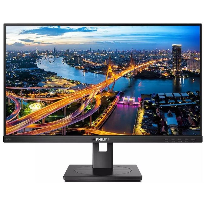Philips 242B1-00 B Line Monitor PC IPS 23.8'' Full HD 1920x1080 75Hz 4ms Hub USB 3.2 HDMI DisplayPort colore Nero