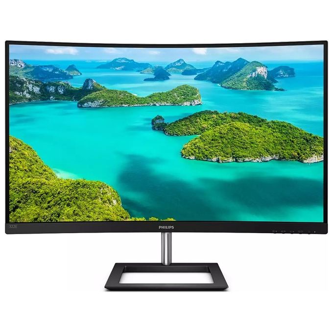 Philips 322E1C-00 Monitor Gaming Curvo 31.5'' VA Full HD 1920x1080 75Hz 4ms AMD FreeSync HDMI DisplayPort VGA colore Nero