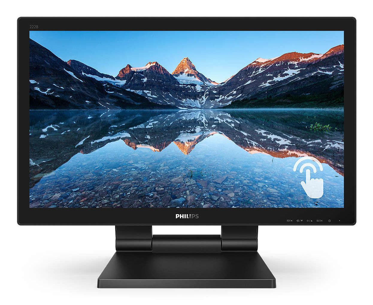 Philips B Line 222B9TA/00 Monitor PC 54,6 cm (21.5") 1920 x 1080 Pixel Full HD LCD Touch screen Da tavolo Nero