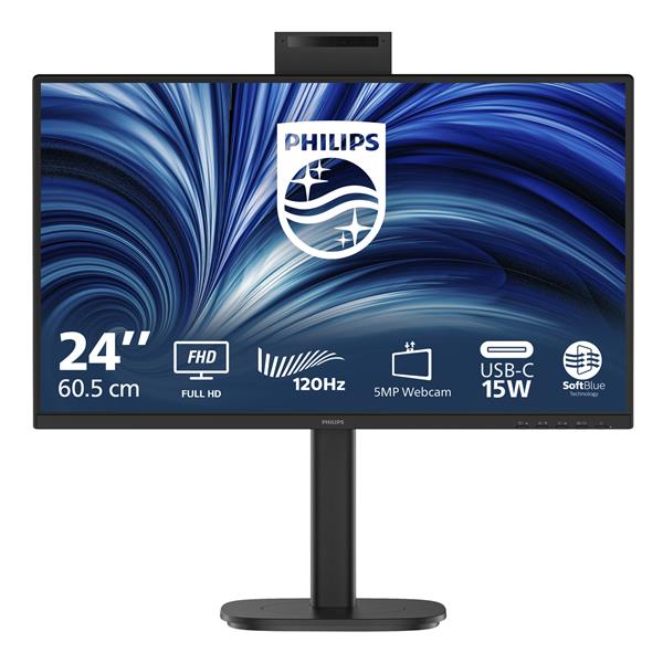 Philips Serie 3000 24B2N3200JH/00 Monitor PC 60,5 cm (23.8") 1920 x 1080 Pixel Full HD LCD Nero