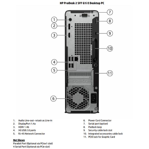 PRODESK 2 G1I SFF I5 16 256 W11