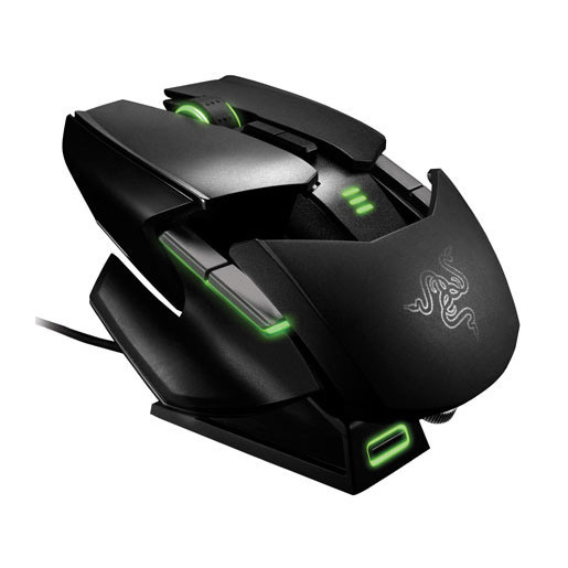 Razer Ouroboros mouse Gaming Mano destra RF Wireless + USB Type-A 8200 DPI