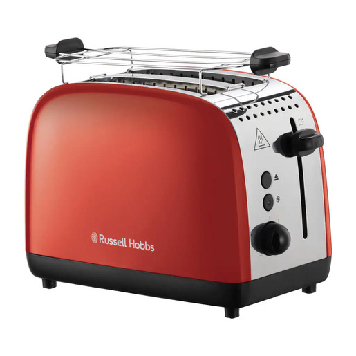 Russell Hobbs 26551-56 6 2 fetta/e 1600 W Rosso, Argento