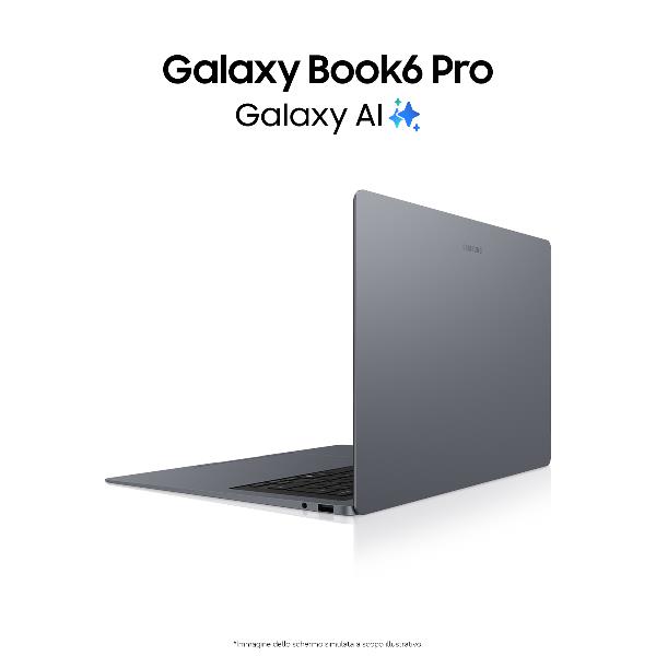 Samsung Galaxy BOOK6 PRO/16/U7 356H/32GB/1TB/GRAY/WIN11P NP964XJG-KG4IT