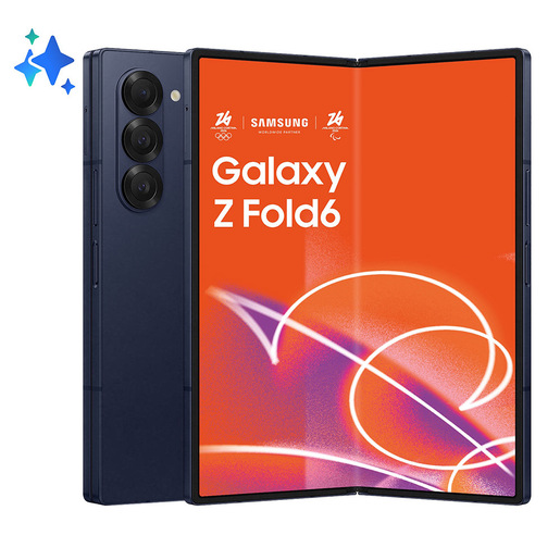 Samsung Galaxy Z Fold6 Smartphone AI, 512GB, RAM 12GB, Display 6,3''/7,6'' Dynamic AMOLED 2X, Navy